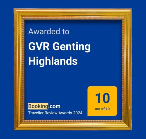 GVR Genting Highlands 면허증, 상장, 서명, 기타 문서