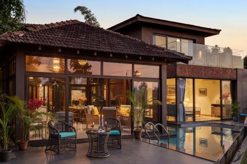 Bazén v ubytovaní Aalia Villas Anjuna, Goa by Aalia Collection alebo v jeho blízkosti