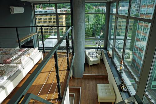 พื้นที่นั่งเล่นของ View Skyscraper Bata - loft XL