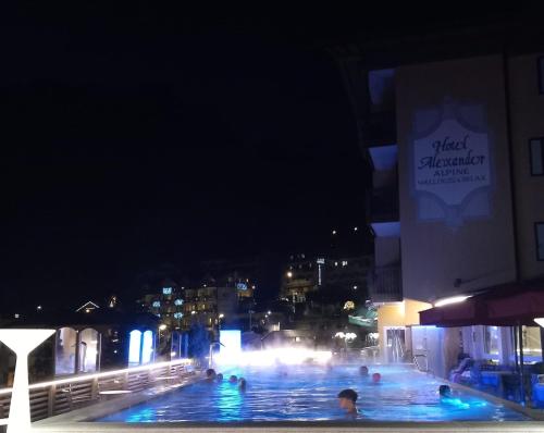 The swimming pool at or close to Alexander Hotel Alpine Wellness Dolomites