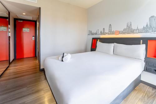 Lova arba lovos apgyvendinimo įstaigoje easyHotel Barcelona Fira