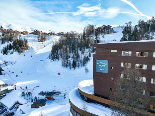 Hôtel La Plagne Le Terra Nova зимой