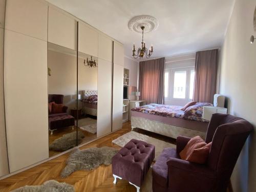 Prostor za sedenje u objektu Apartment Wellness