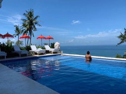 Piscina a Villa Umbrella Lombok o a prop