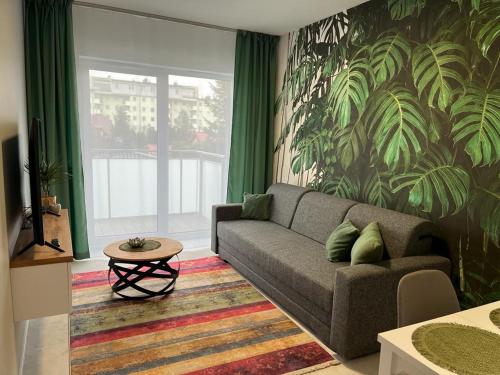 A seating area at Apartament Zacisze 13