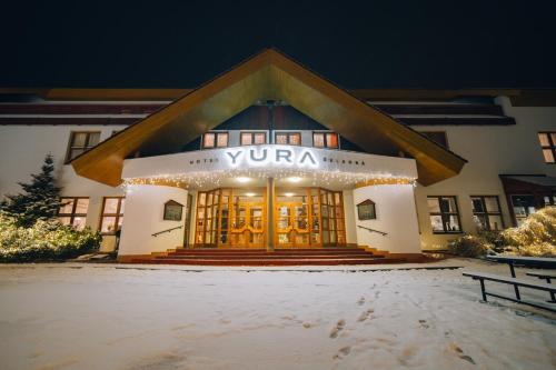 The facade or entrance of YURA hotel Čeladná -BAZÉN A SAUNA ZDARMA