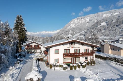 Ferienhaus am See durante el invierno