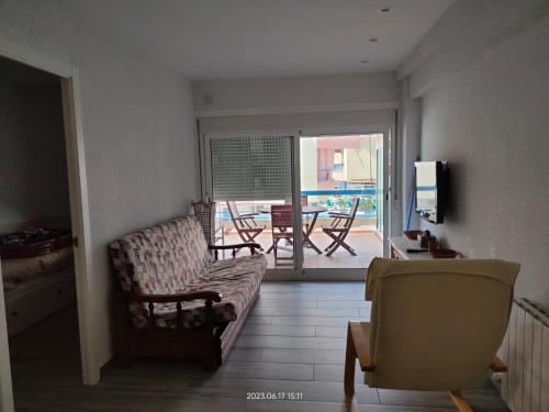 Apartamento Shoping Center休息區