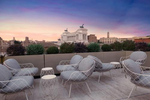 A seating area at Radisson Collection Hotel, Roma Antica