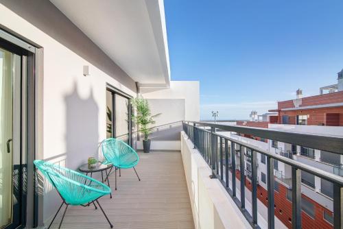 En balkon eller terrasse på Apartamento Beira Mar - 3º Esquerdo