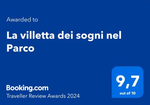 un écran bleu avec les mots la villita del scorpín nejadjadjad dans l'établissement La villetta dei sogni nel Parco, à Rome