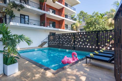 Bazen v nastanitvi oz. blizu nastanitve Etereo Stays, Luxury Premium Apartments Baga, Arpora, Goa