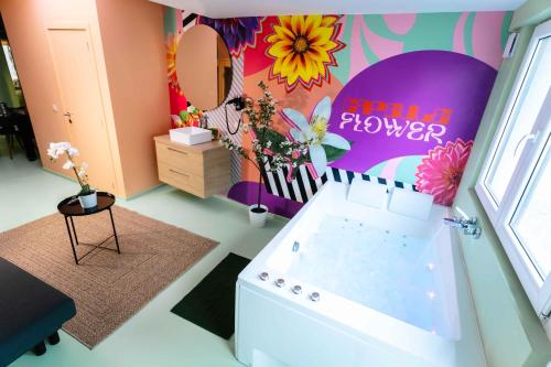 Foto de la galería de Capsule Flower - Balneo - Cinema - Billard - Nintendo Switch - Mons Centre en Mons