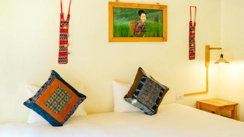 Sapa Eco Homestay में एक कमरे में एक या कई बेड