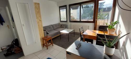 Appartement au calme avec balcon proche Genève 휴식 공간