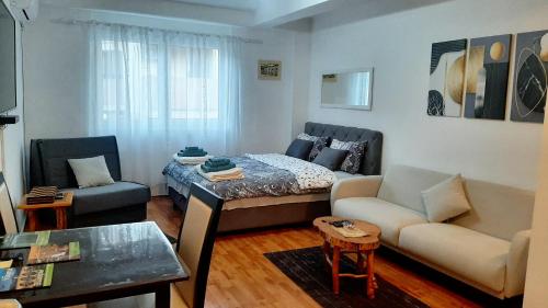 Зона вітальні в Apartman Andrić