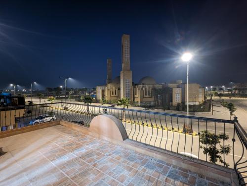 a view of a skate park at night at Palm View Residences in Gujrānwāla