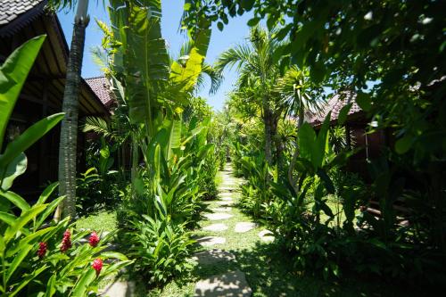 A garden outside Kayu Village