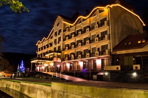 Das Gebäude in dem sich das Resort befindet