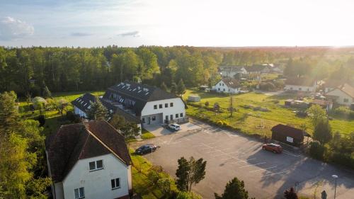 Bygningen som leiligheten ligger i