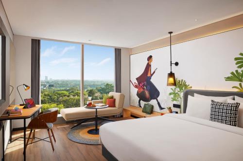 Zona d'estar a Hyatt Centric Hebbal Bengaluru