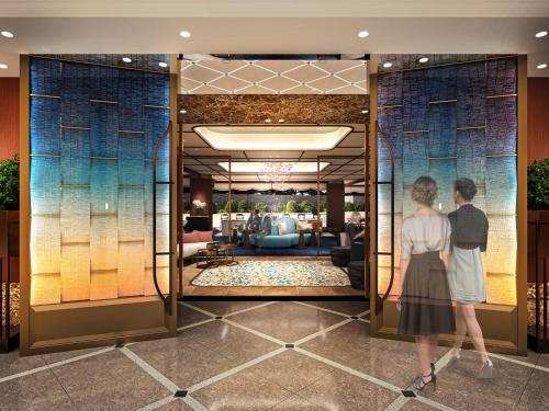 een weergave van de lobby van een hotel bij Hotel Springs Makuhari Premier in Chiba