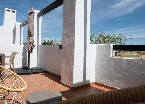 Chill y golf en Torre-pacheco tesisinde bir balkon veya teras