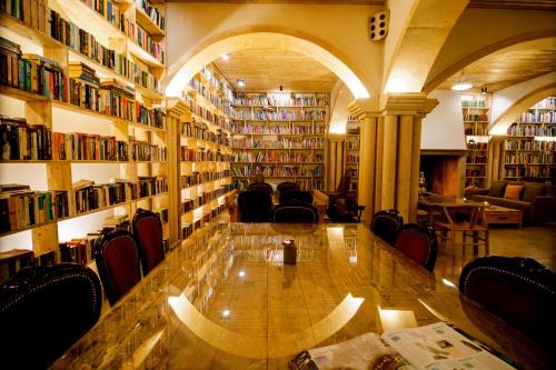 Biblioteca no hotel