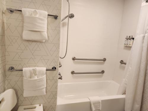 O baie la Holiday Inn Express Hotel & Suites Crawfordsville, an IHG Hotel