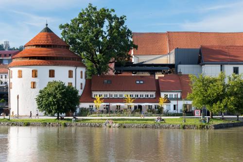 View of a river running close to a panziókat