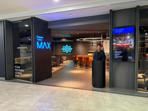 Lobbyen eller receptionen på CapsuleTransit MAX - Terminal 2