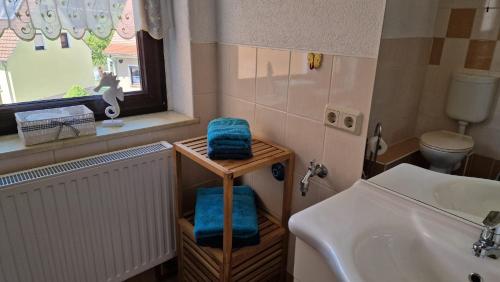 Ferienwohnung Irma tesisinde bir banyo