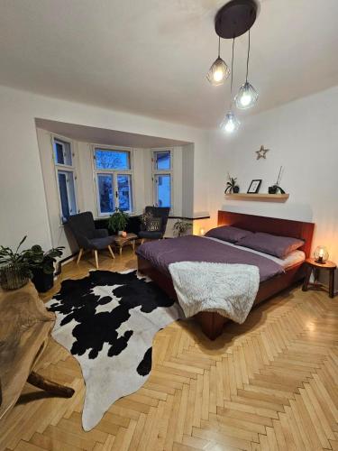 Area tempat duduk di Apartmán Luhačovice