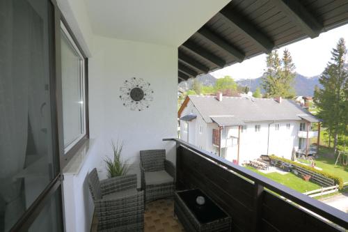 Uma varanda ou terraço em Ferienwohnung Sölkner