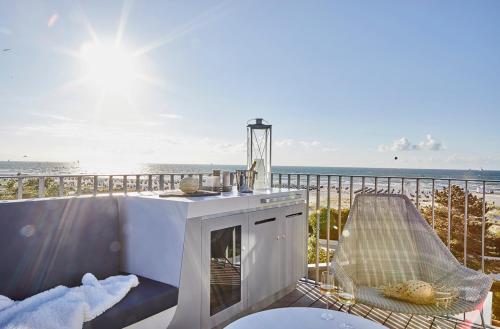 Ban công/sân hiên tại Baltic Hideaways Beach Hotel Warnemünde