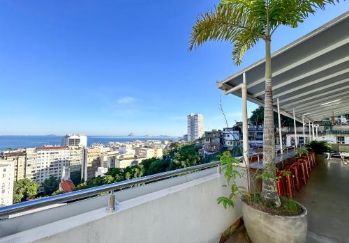 Uma varanda ou terraço em Aquarela do Leme