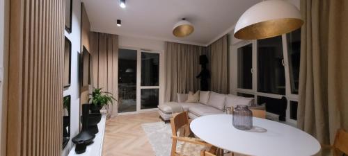 Χώρος καθιστικού στο Apartament Giżycko Studio 25