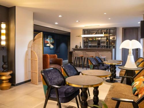 אזור ישיבה ב-ibis Styles Saint-Quentin