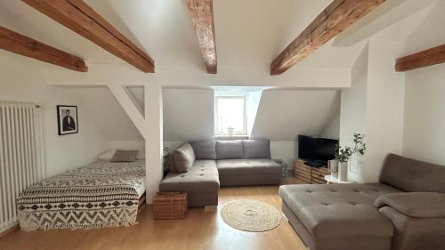 Khu vực ghế ngồi tại Altstadtloft Straubing