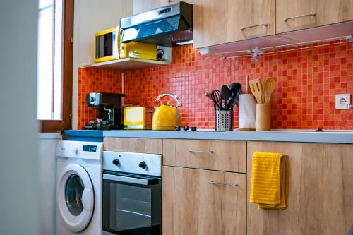 A cozinha ou cozinha compacta de Maison individuelle avec terrasse Nogent sur Marne