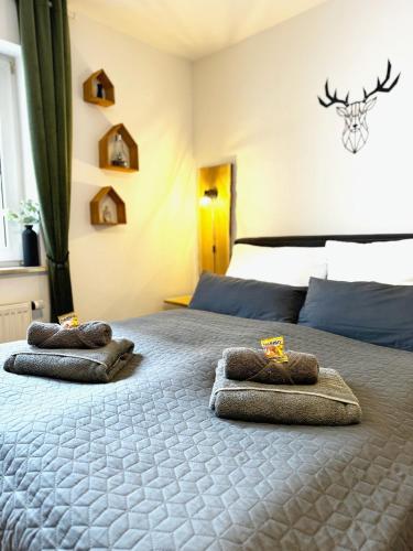 Tempat tidur dalam kamar di StyleStay I Schwanthalerhöhe