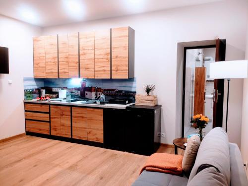 Majoituspaikan Apartament PLAC KAZIMIERZA WIELKIEGO 5 keittiö tai keittotila