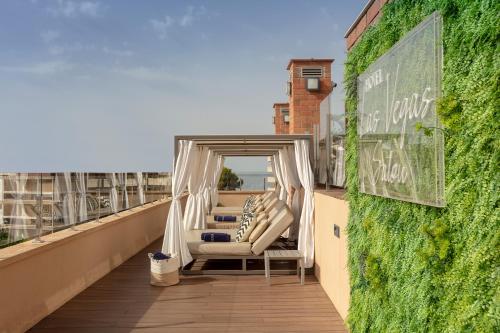 Un balcon sau o terasă la Hotel Las Vegas