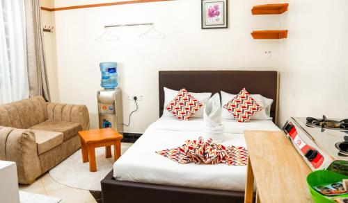 O zonă de relaxare la Studio furnished Apartments Naivasha