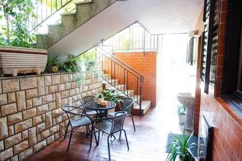 Un balcón o terraza en La Bora