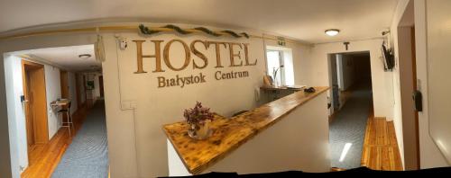 Сертификат, награда, вывеска или другой документ, выставленный в Hostel Białystok Centrum