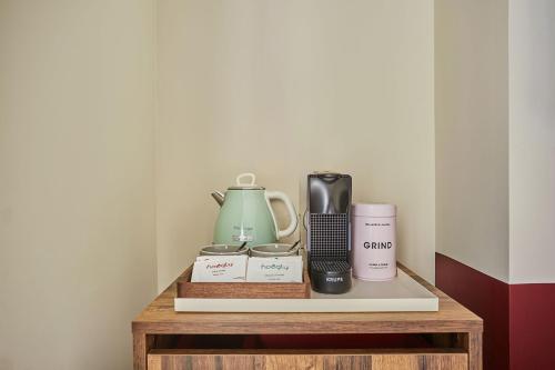 Coffee and tea making facilities at Numa Paris Champs-Élysées