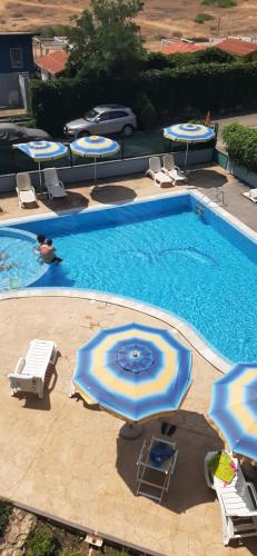 Sea Apartament Kristal Beach,Nessebar 내부 또는 인근 수영장