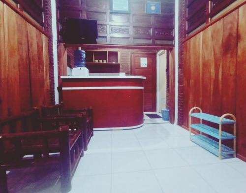 Dapur atau dapur kecil di Berkah Homestay