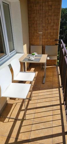 Balkon atau teras di Apartament Gdynia Babie Doły